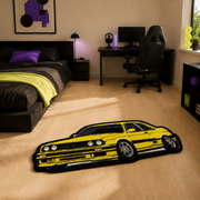 Neon Circuit Rug