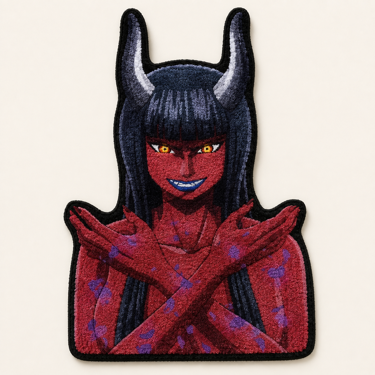 Crimson Horns Rug
